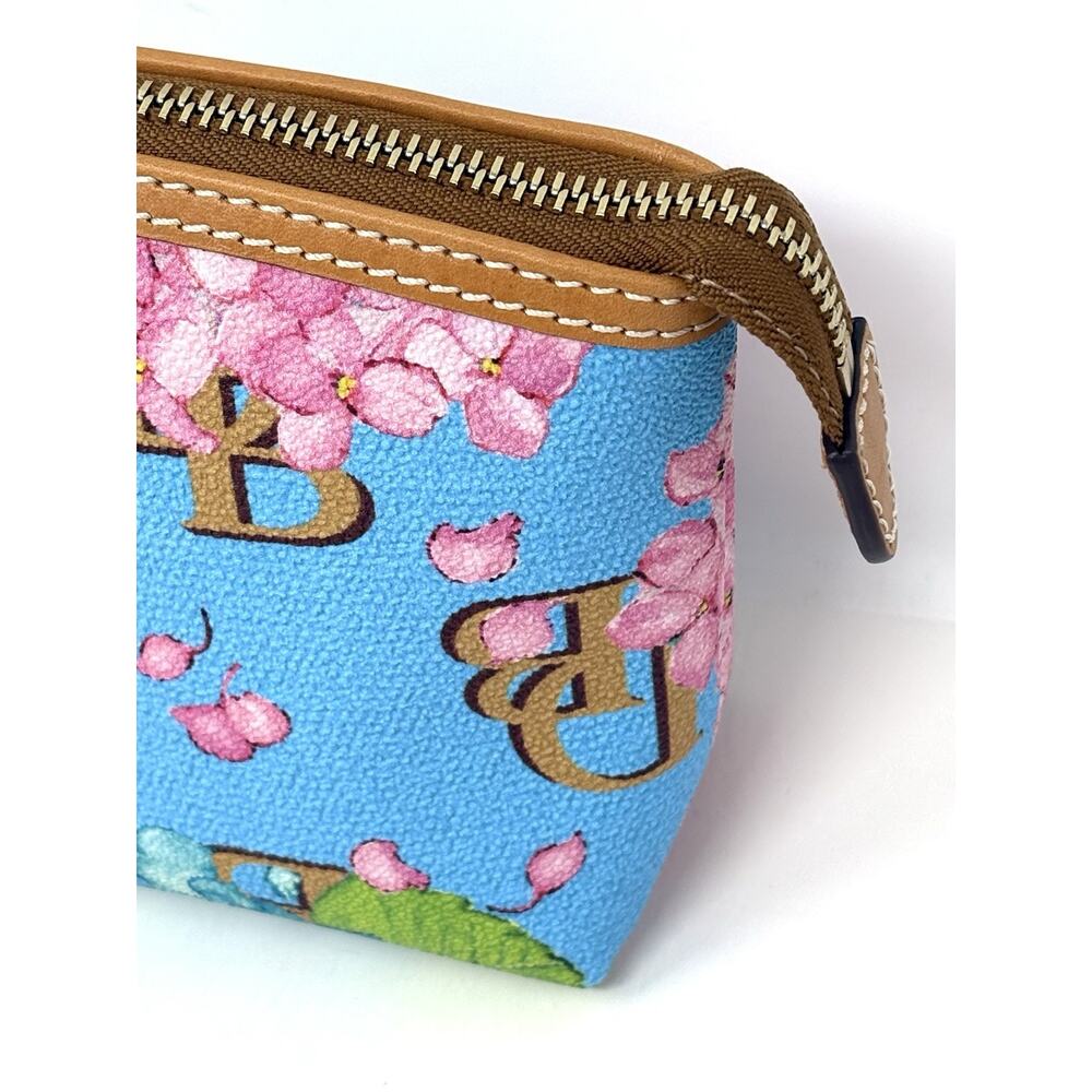 Dooney & Bourke Blue Floral Cosmetic Pouch - Picture 4 of 16